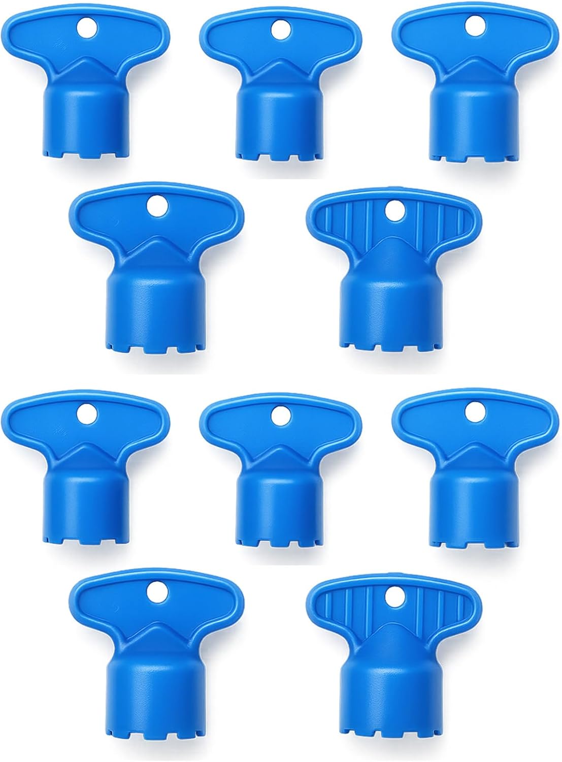 10 Pieces Faucet Aerator Removal Tool, Aerator Wrench Key Set Universal Sink Removal Wrench Tool with 5 Sizes M16.5, M21.5, M22.5, M24 for Bathroom Kitchen Faucet Maintenance