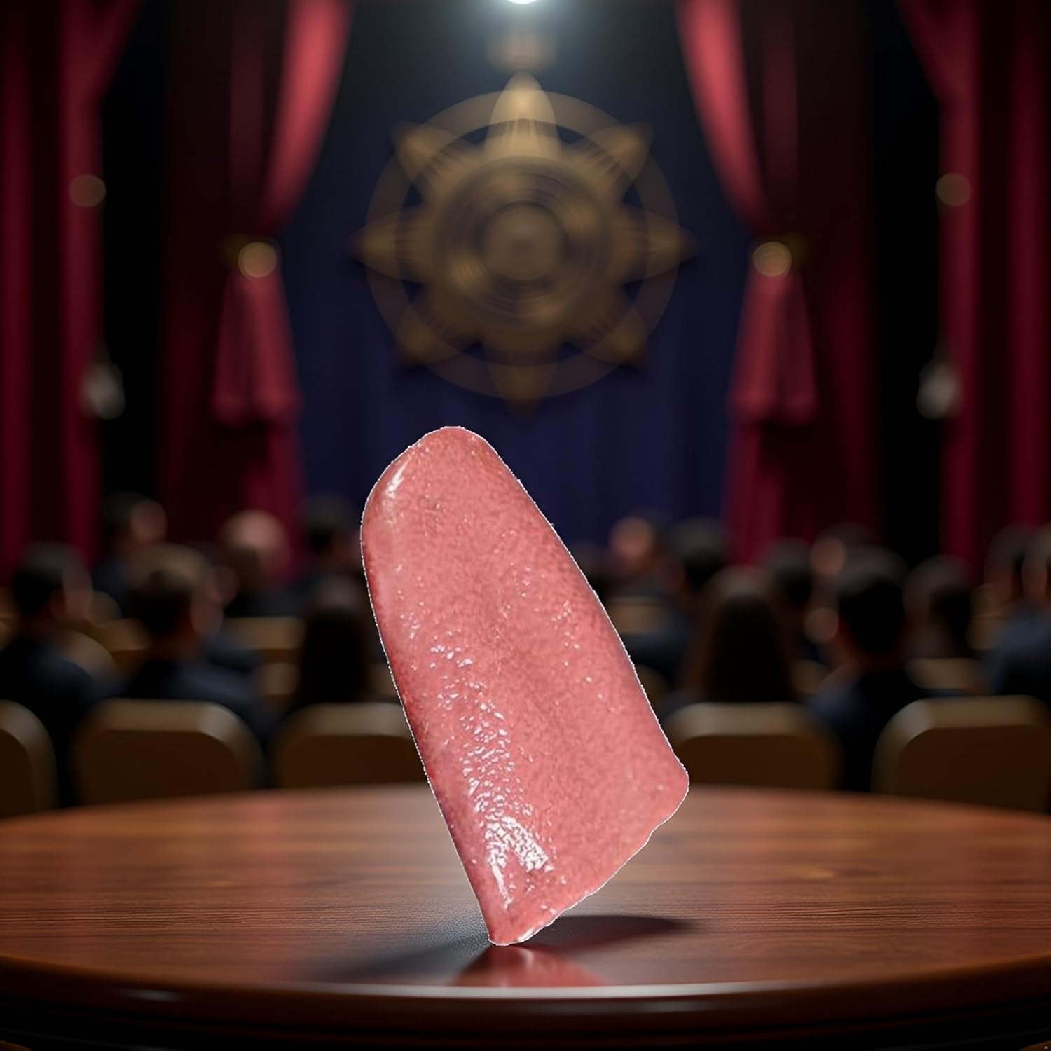 Realistic Fake Tongue,Horrific Tongue Prop, Adult Magic Performance Prop Tool, Mentalism Magic for Girlfriend Wedding Shows or Streets Magic Kits and Accessories Novelty and Gag