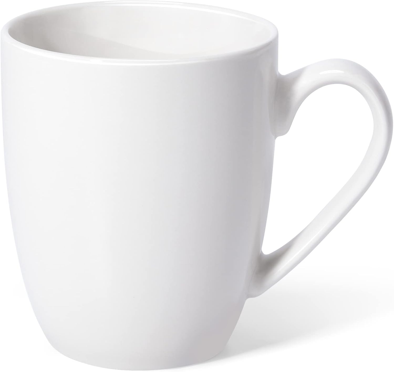 16 oz Large Coffee Mug with Handle Tea Cup Novelty Coffee Cup Idea Gift for Men Women Office Work, White White