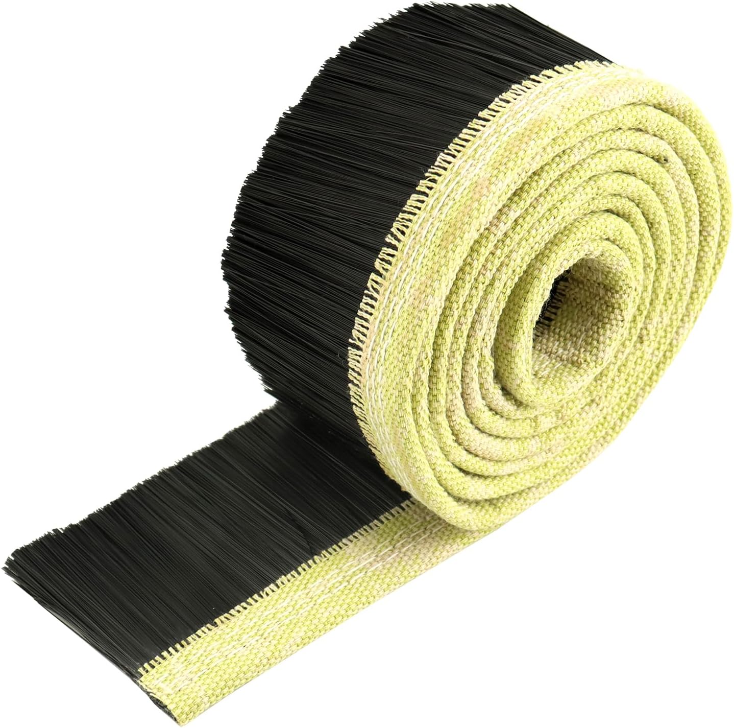 CNC Vacuum Brush, 70MM x 2M Vacuum Cleaner Engraving Machine Dust Shoe Brush Dust Cover for CNC Router Spindle Motor, Black