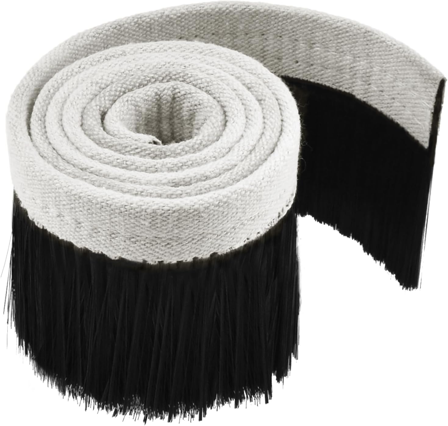 CNC Vacuum Brush, 1m x 70mm Nylon Dust Shoe Brush, Vacuum Cleaner Engraving Machine Dust Cover for CNC Router, Spindle Motor Milling Machine Black