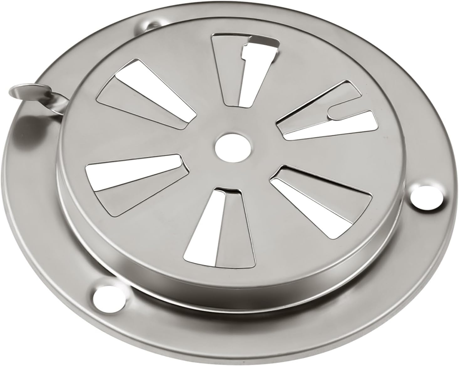 Stainless Steel BBQ Smoker Air Vent - Adjustable Grill Damper for Controlling Airflow - Replacement Parts for Grill and Smoker Vents - 1 Pack