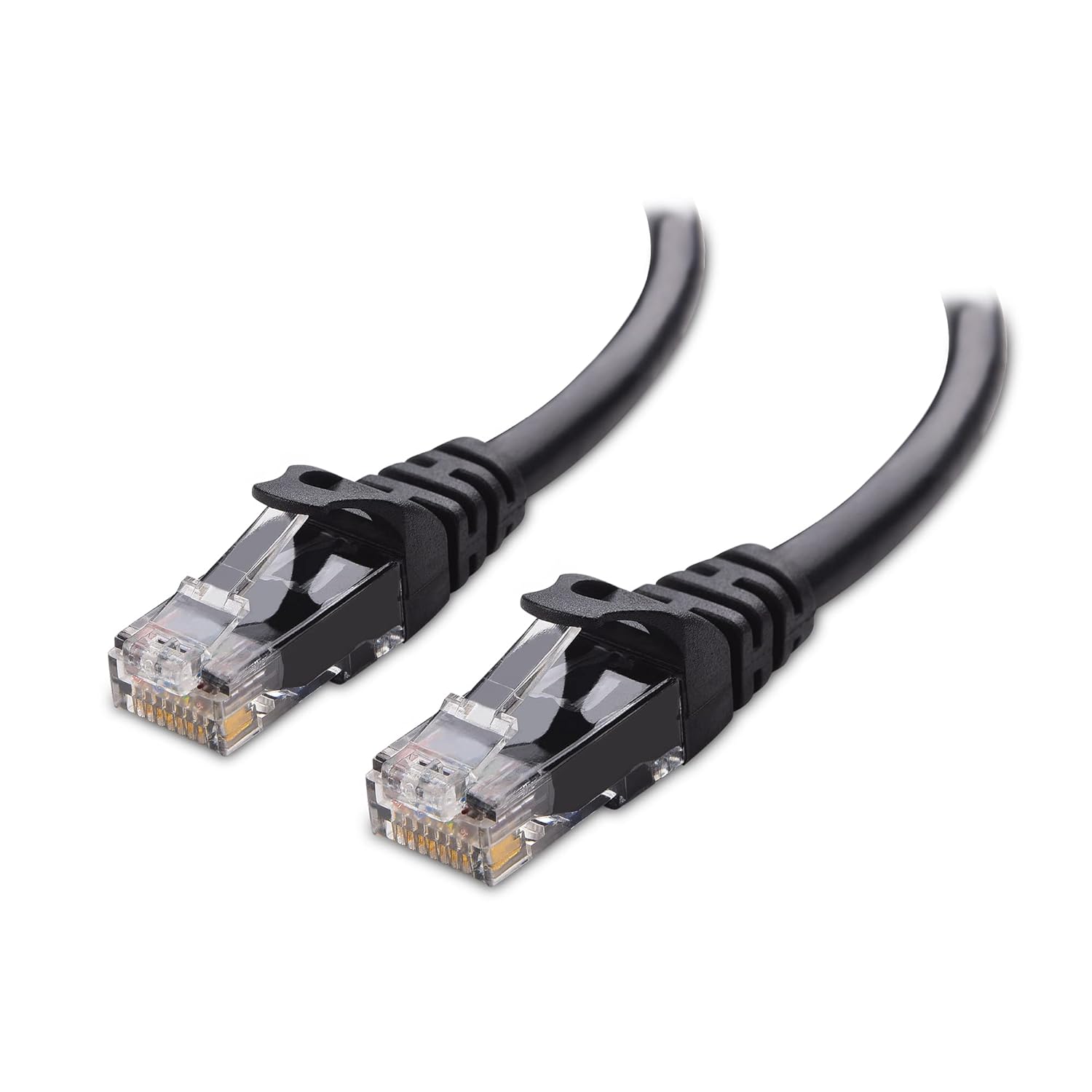 10Gbps Snagless Cat 6 Ethernet Cable - 25ft, Cat 6 Cable, Cat6 Cord, Ethernet Cord, Black