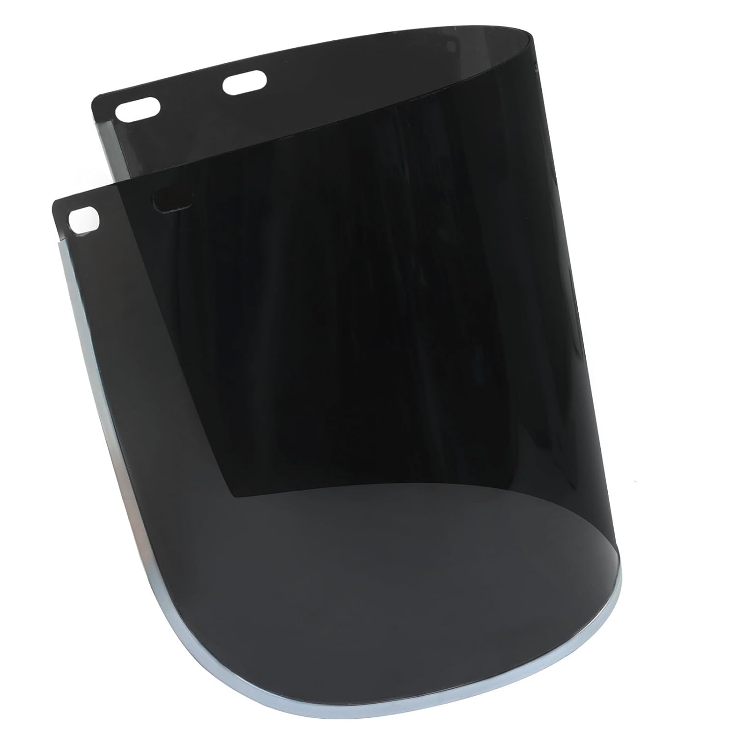 1 Pack Face Shield Replacement Lens, 15.5" x 8" Polycarbonate Protective Safety Visor Replacement, Impact-resistant Face Shield for Welding/Grinding/DIY/Cosplay Helmet Black