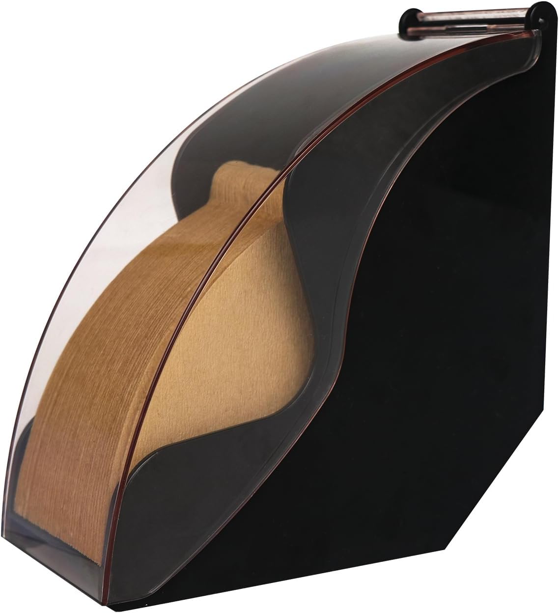 Coffee Filter Holder for Organizer and Coffee Station Accessories Black