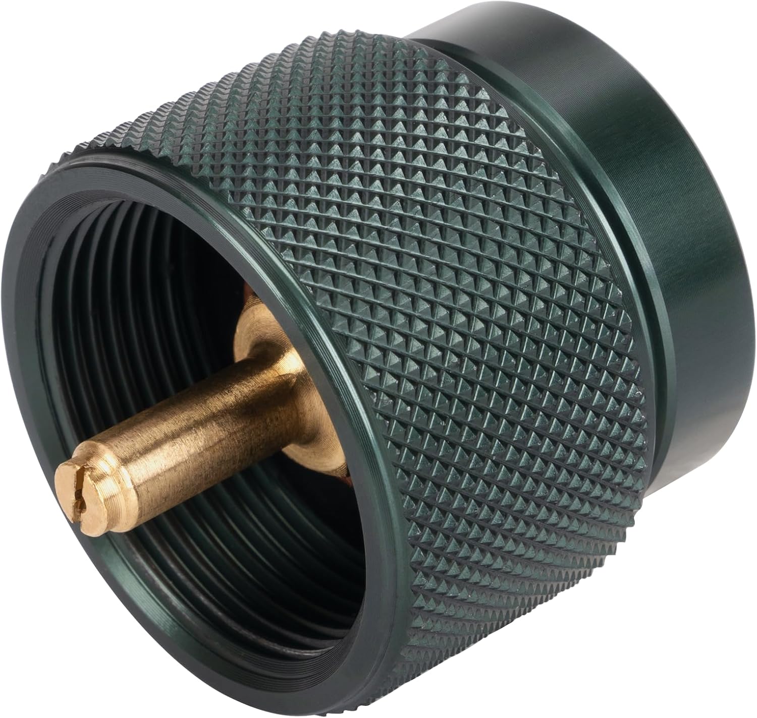 Propane to Butane Adapter, 1 Lb Propane Tank Input and EN417 Lindal Valve Output, Camping Stove Adapter for Backpacking Stove, Portable Burner, Heater, Auto-Off