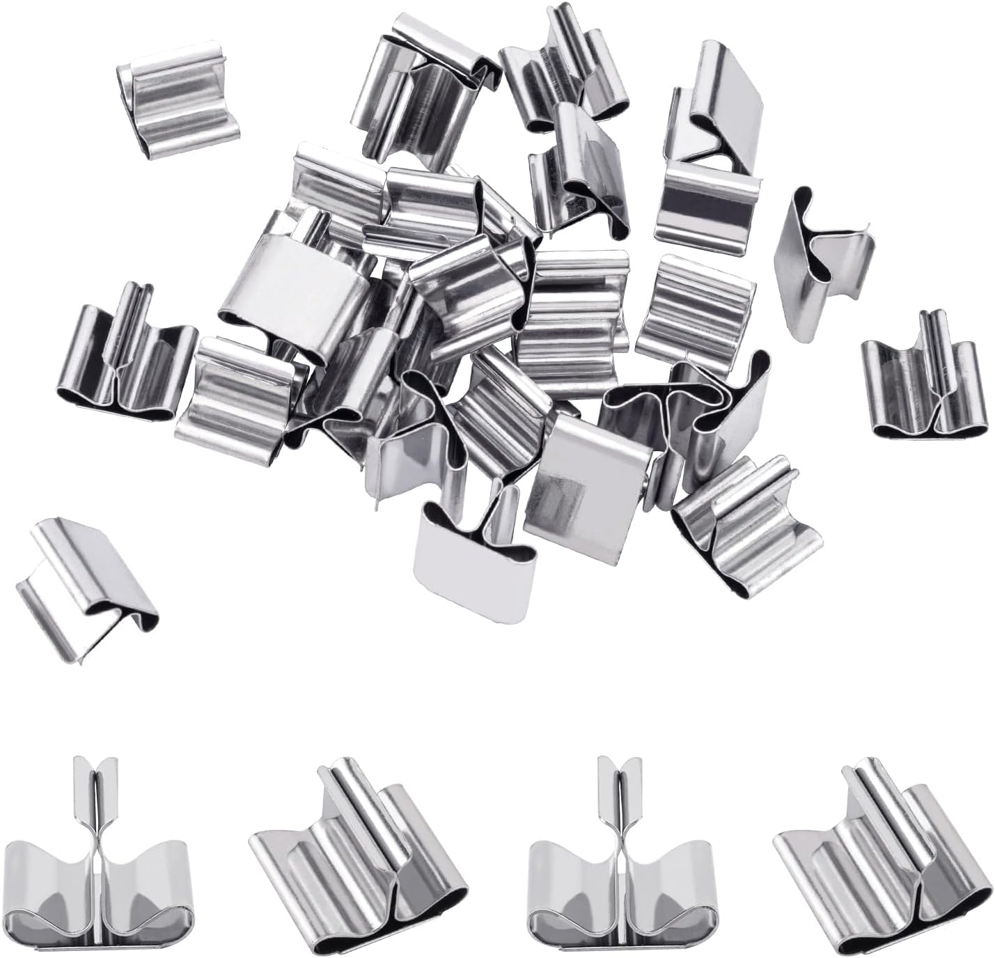 Wood Candle Wick Clips 50pcs Wood Wick Base Sustainer Tabs for Candle Making and DIY 16mm/ 0.6 inch