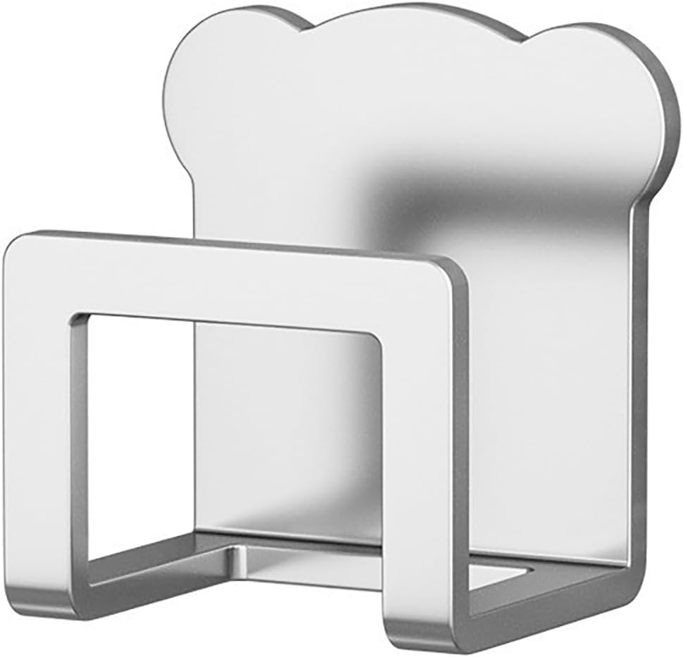 3-Piece Kitchen Sink Organizer Rack Self-Adhesive Stainless Steel Hanging Hooks for Dish Towels Accessories No Drilling Required