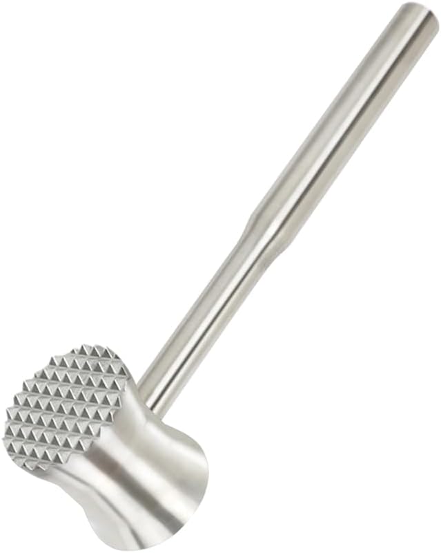 Meat Tenderizer Tool, 304 Stainless Steel Meat Mallet, 0.8lb Heavy Duty, 2 in 1 Meat Pounder for Beef, Steak, Chicken, Lamb, Dishwasher Safe