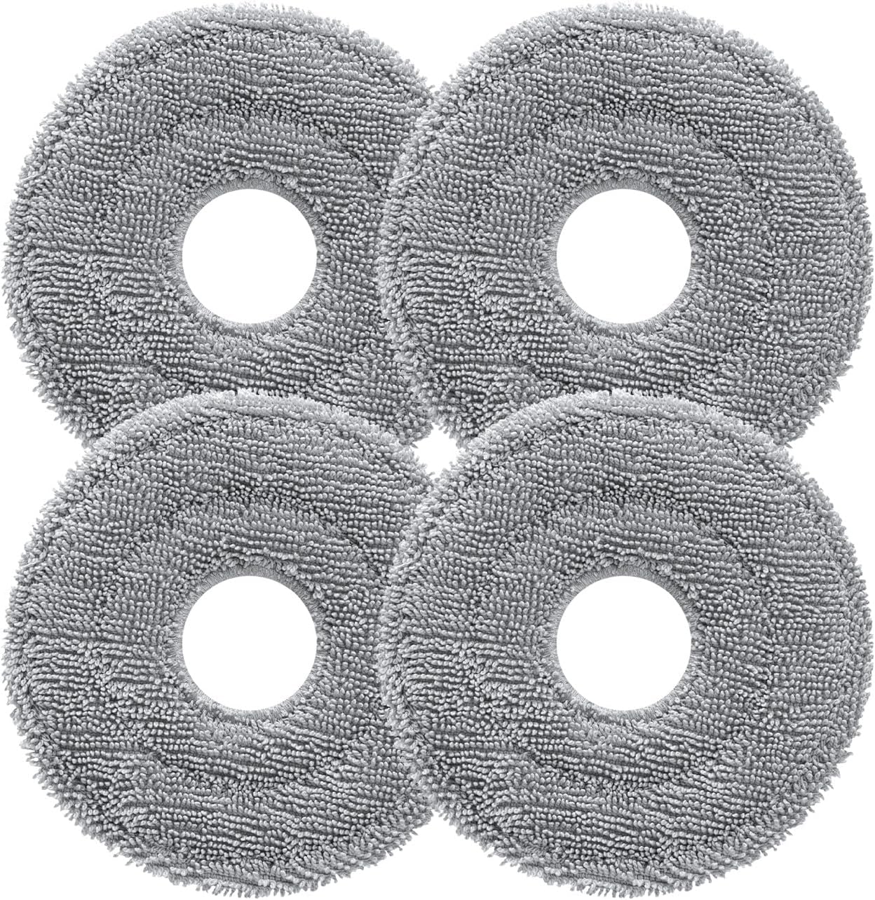 Rotating Mop Cloth for Saros 10R & Saros Z70 Robot Vacuum Cleaner, 4PCS High-Absorbency Microfiber, 200 RPM Spinning Speed, 30 Water Flow Levels