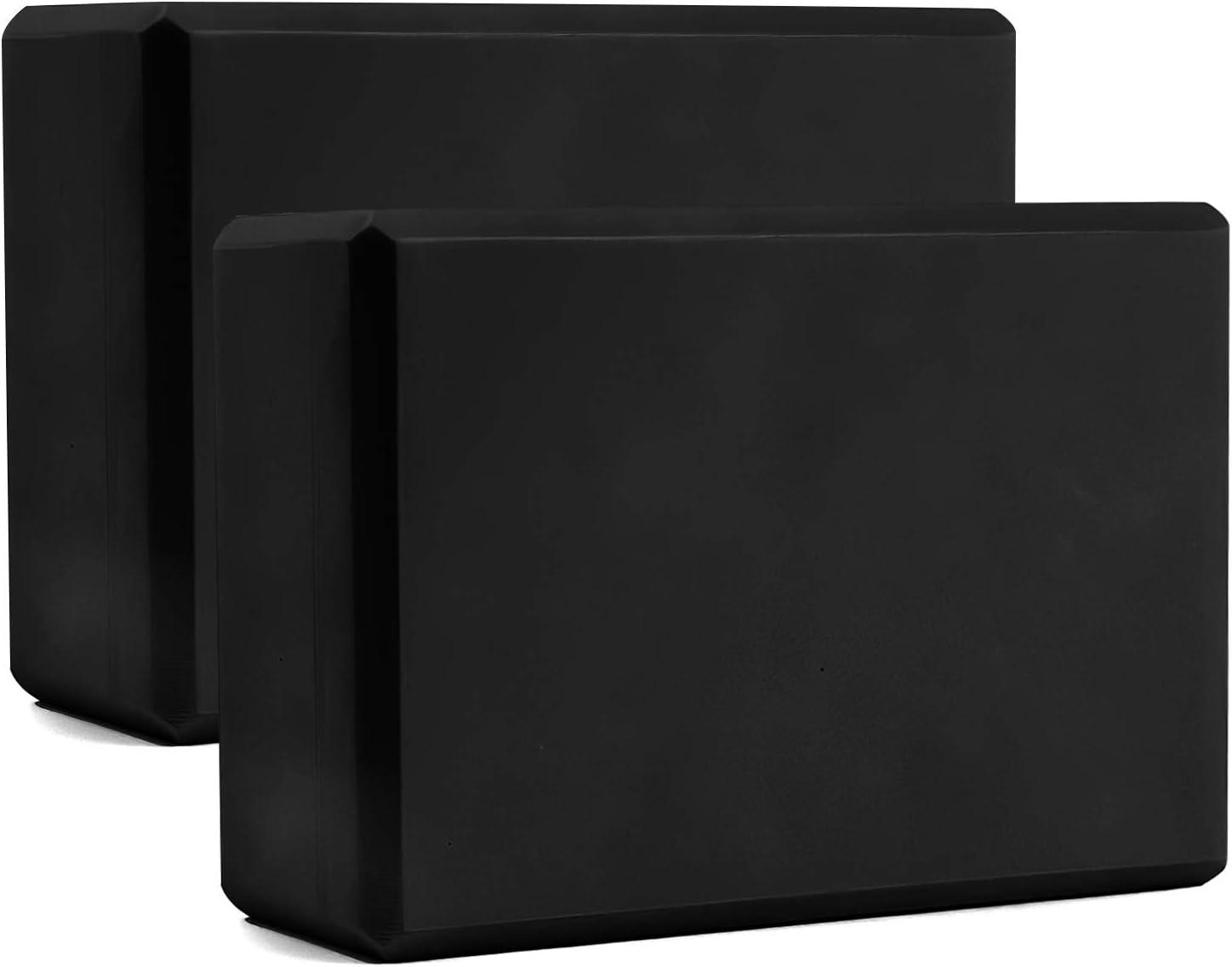 ™ Yoga Block Set of 2 LxWxH :9"x3"x6" Supportive Latex Free EVA Foam High Density Soft Non-Slip Surface for Yoga Pilates Meditation Balance Exercise