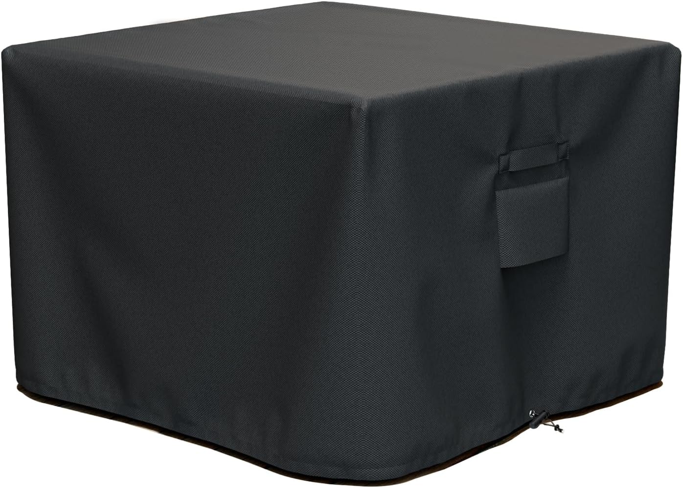 Square Fire Pit Cover, Fits for 28-32 Inch Fire Pit Table, Waterproof and Windproof, 32 x 32 x 24 Inches, Black