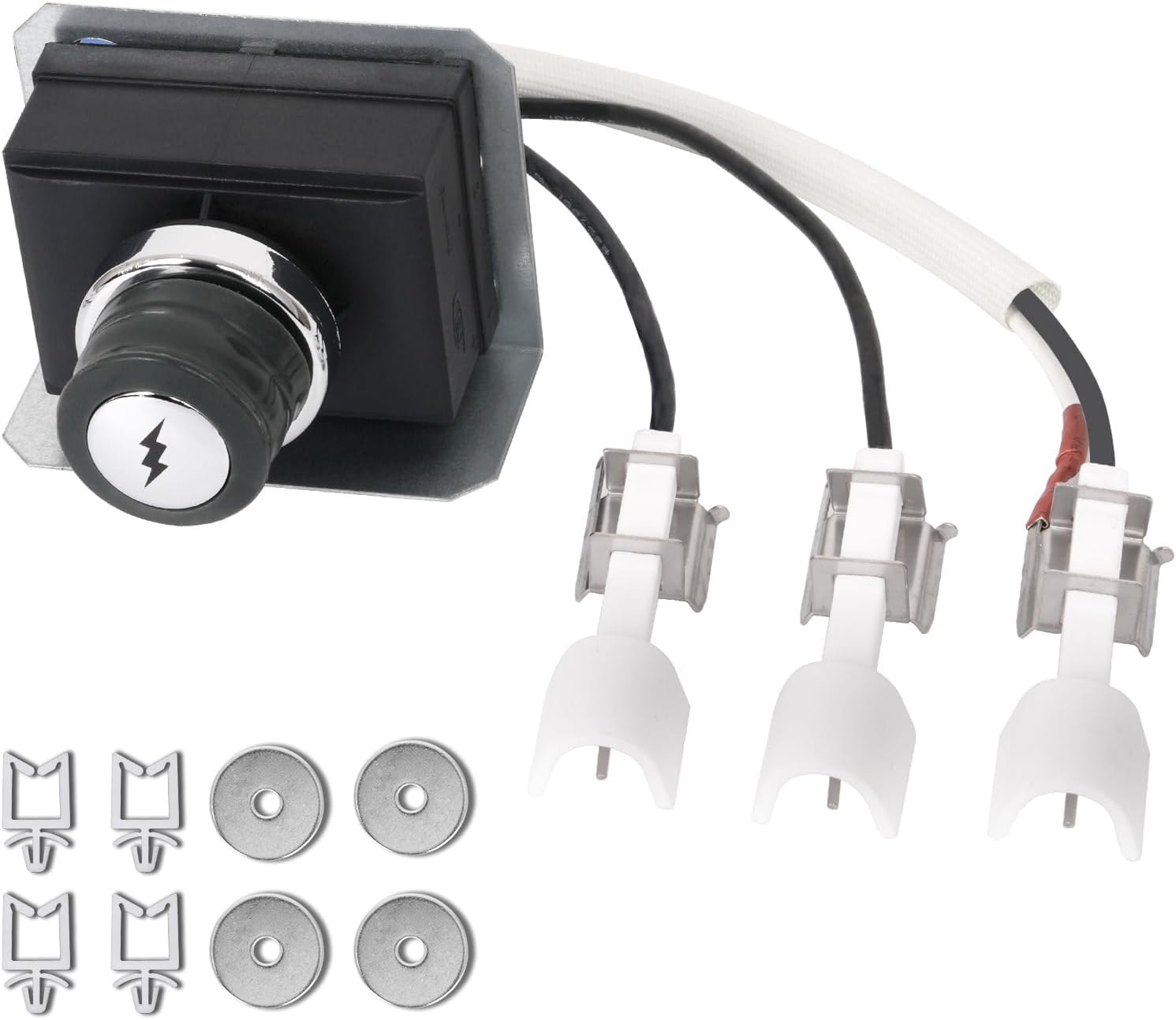 7628 Grill Igniter Kit 1836-13 for Weber Genesis 310 & 320 Gas Grills with Front Control 2011-2016