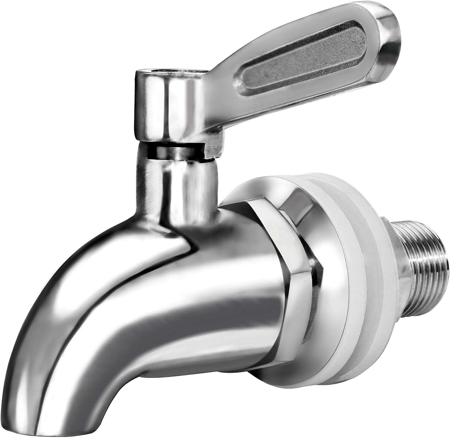 Updated More Durable Beverage Dispenser Replacement Spigot,Stainless Steel Polished Finished, Water Dispenser Replacement Faucet, fits Berkey and Other Gravity Filter Systems as Well