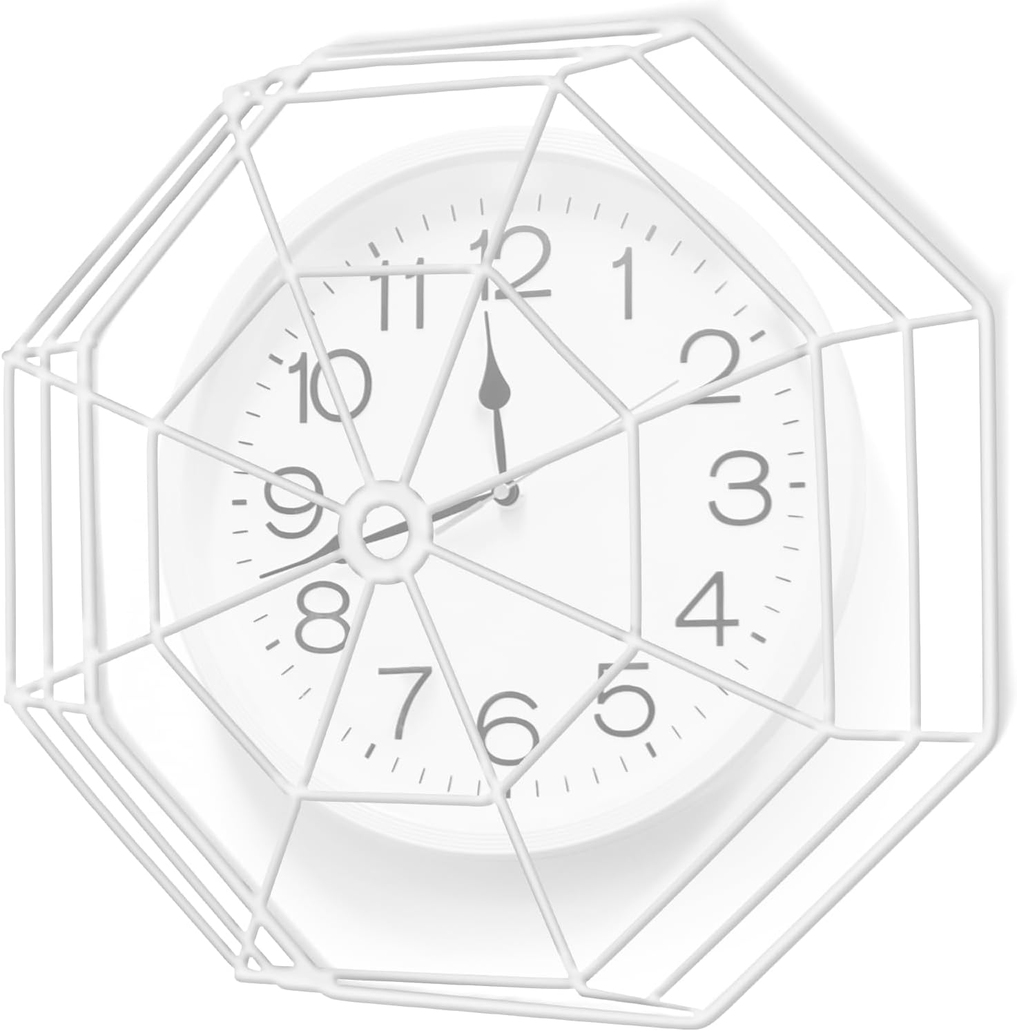 lulu Clock/Ball Damage Protector, Protective Coated Guard Device Safety Cover, 14.25 Inch Diameter, Iron, for Clock Damage Protector in The Gym