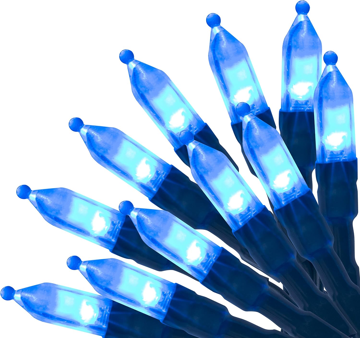 108FT 300 LED Fairy String Lights Christmas Fairy String Lights Plug in 8 Modes Extendable for Indoor Outdoor Wedding Birthday Christmas Tree Garden Decor Blue