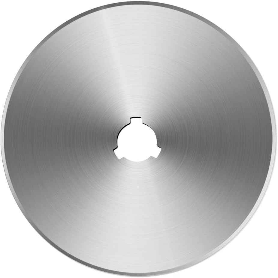 60MM Rotary Cutter Blades, 10PCS Premium Spare Replacement Cutting Blades with Sharpness, Great for Heavy Duty Use, Quilting, Patchwork, Crafts and Sewing