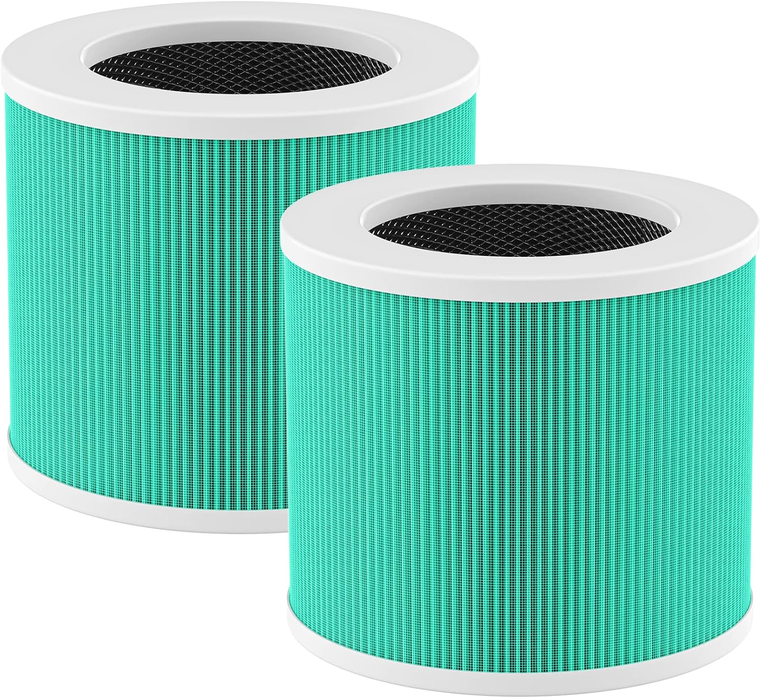 HY1800 Replacement Filter Compatible with CHIVALZ/MORENTO/Loytio/Honeyuan/AYAFATO/IOIOW HY1800 Air Purifier 2 Pack