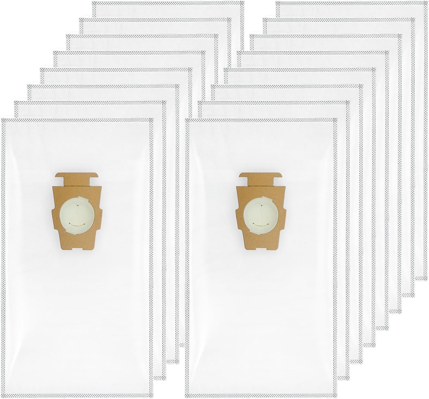 15 Pack Vacuum Cleaner Dust Bag Replacement for Kirby Part 205811 204814 204811 Compatible with Kirby All Generation & Sentria Vacuum Models by