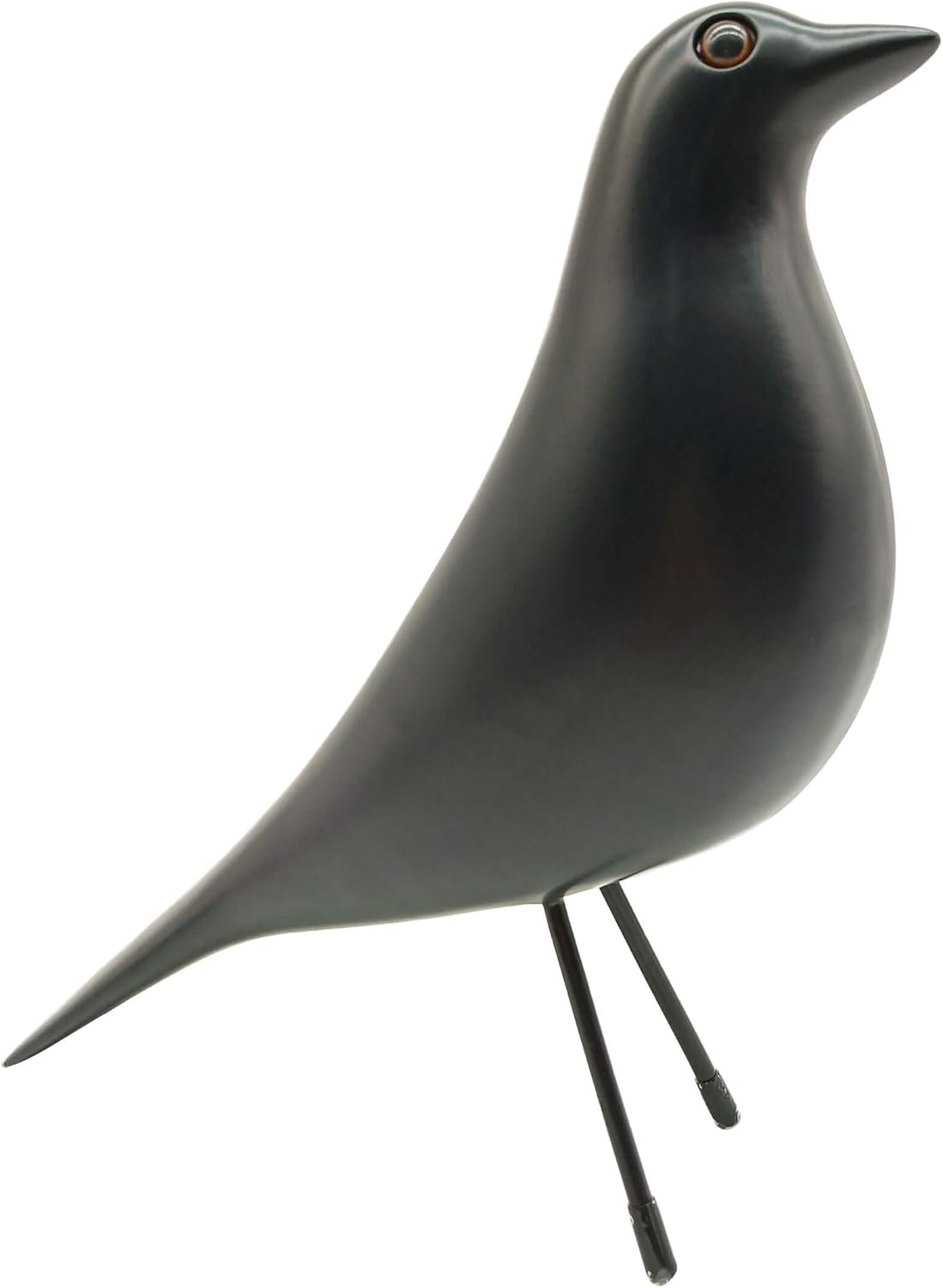 Mid Century Decor House Bird - Mid Century Desk Modern Decor,Sculpture Replica,Pigeon for Desk,Mid Century Sculpture Black