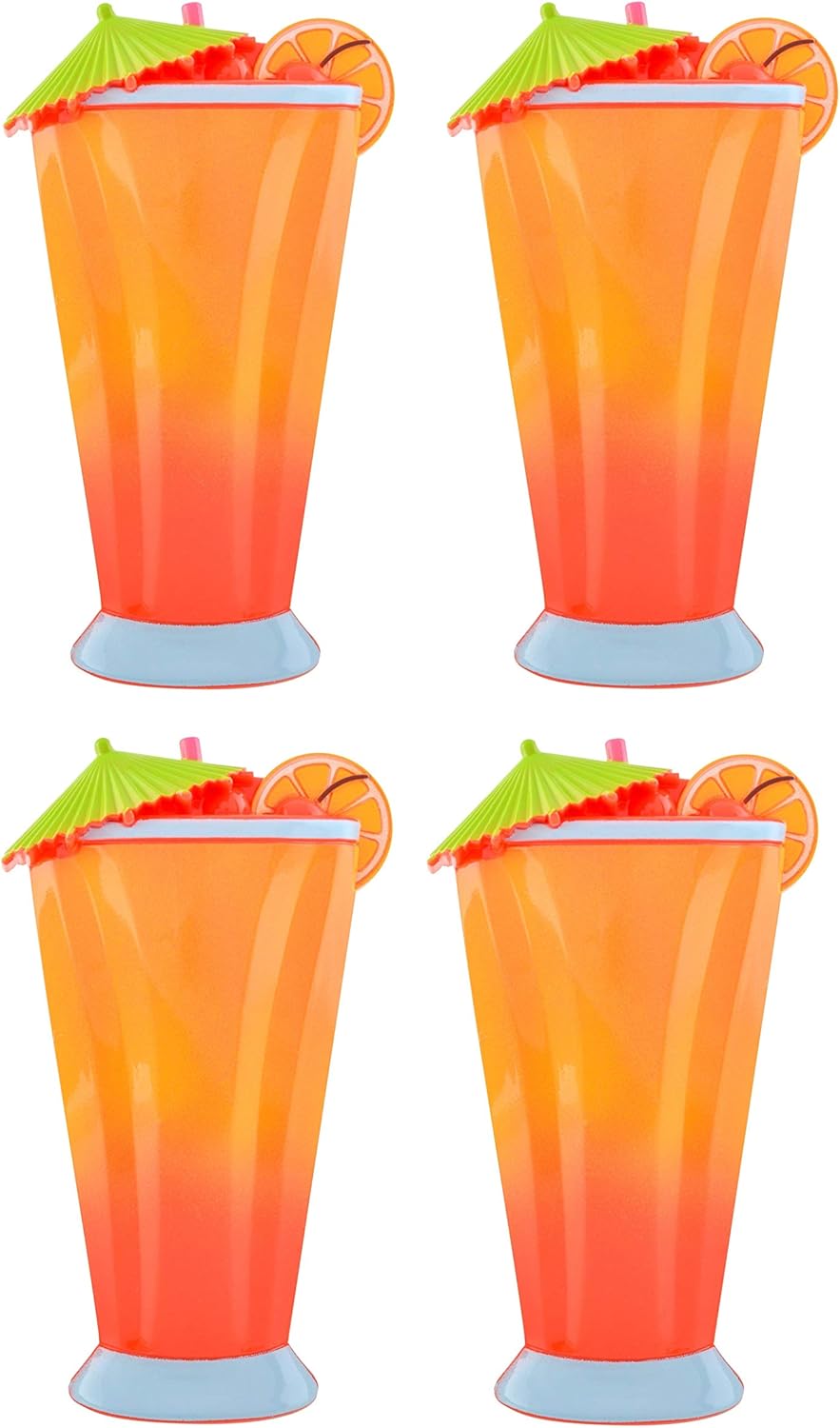 Boca Clips - Beach Towel Clips for Beach Chairs, Pool and Patio Accessories Clothes Pins for Bags, 2-Pack Caribbean Cocktail