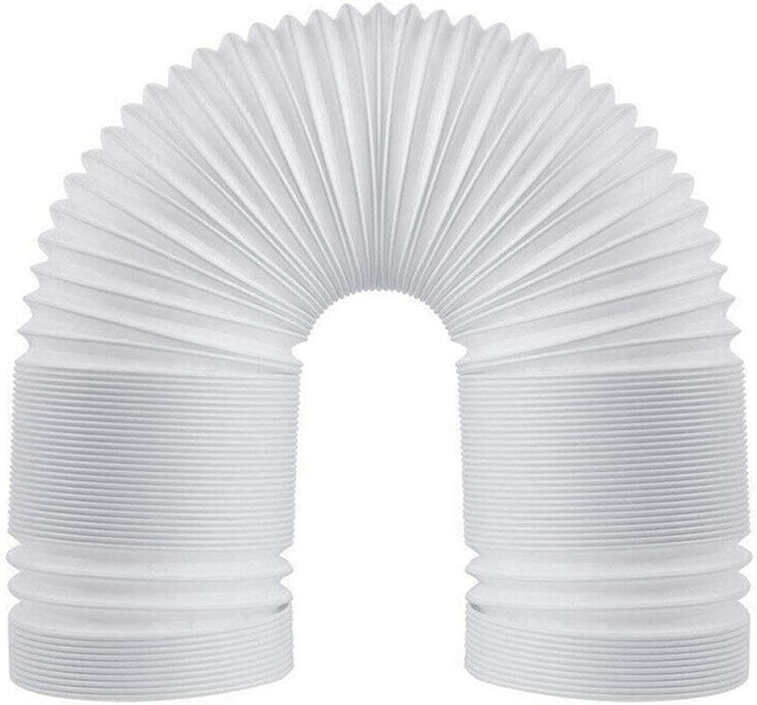 Air Conditioner Exhaust Vent Hose - 5.9" Diameter, 59" Length, Angooni Universal Counter-Clockwise Thread Air Vent Compatible with Honeywell, Whynter, Frigidaire, LG, Toshiba, Delonghi, JHS