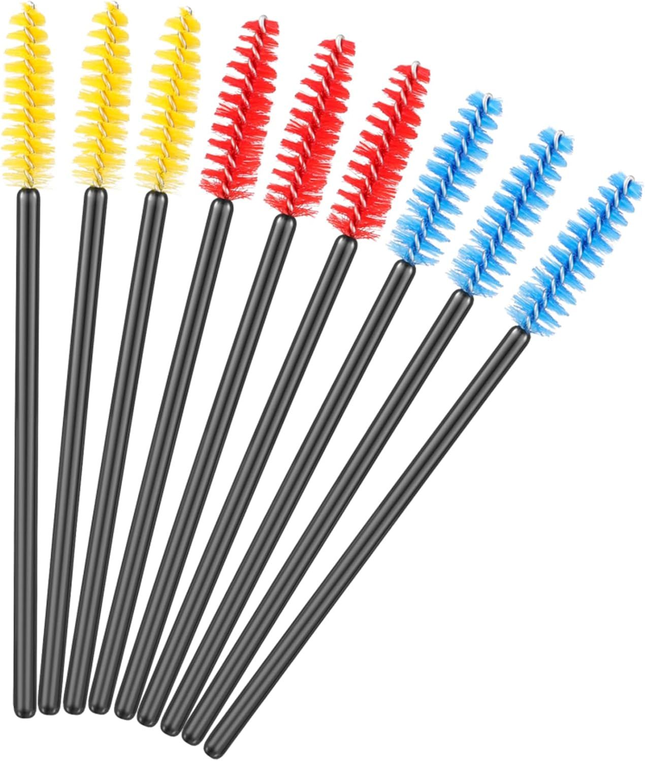 15 Pieces Hummingbird Feeder Cleaning Brush Mini Nylon Brush Set Cleaner for Bottles, Tubes, Jars, Bird Feeder 0.3 Inches/ 3.9 Inches