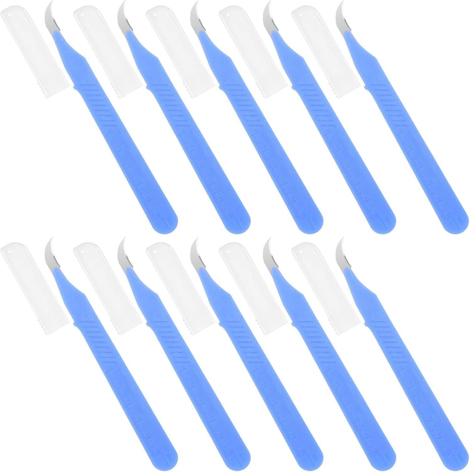10 Pcs Seam Ripper for Sewing,Stitch Remover Razor with Protective Case and Anti-Slip Handle Light Thread Ripper Tool for Sewing Crafting Embroidery Sewing Accessory&Supply