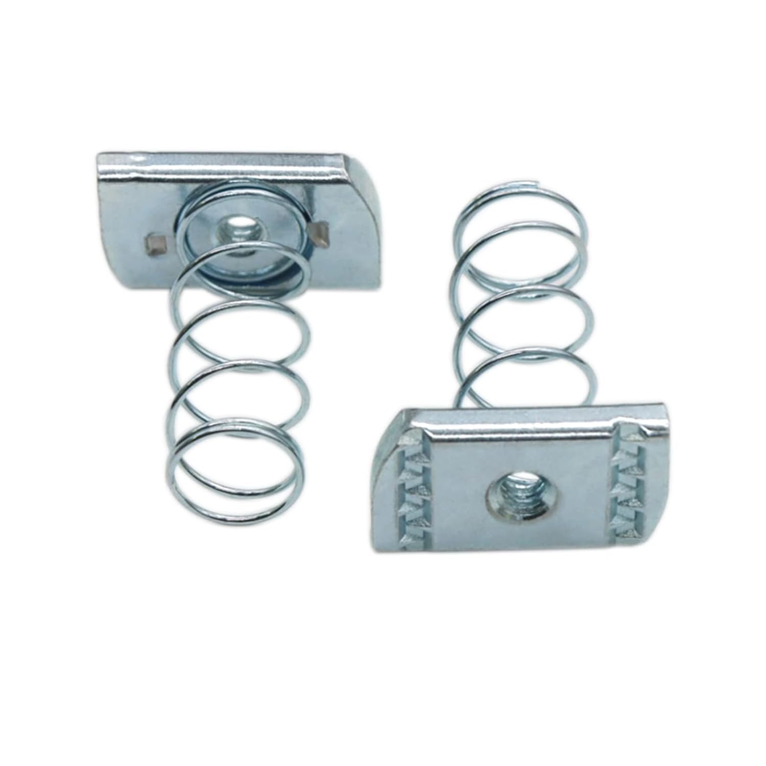 Strut Channel Nuts, 1/4"-20 Spring Channel Nut with Zinc Electroplate Finish, Long Spring Nuts Great for Use with Unistrut Channels 10 Pack