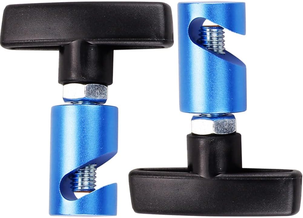 Lift Support Clamp Hood Strut Fixing Clamps Stay Holder for Tailgates and Trunks with up to Dia.3/8” 10mm Blue-Pack of 2