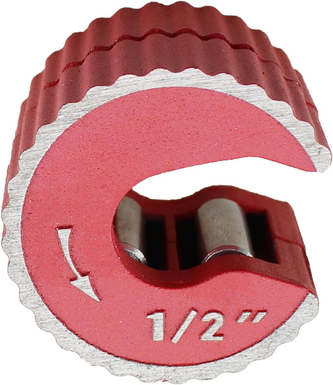 1/2 Inch Red Aluminum Alloy Adjustable Tight Pipe Cutter for Cutting Copper and Thin Walled Conduit
