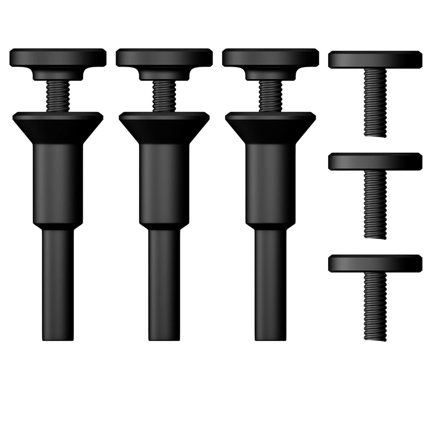 Cut-Off Wheel Mounting Mandrel Holder 3/8" & 1/4" Arbor Hole with 1/4" Shaft Stem for Die Grinder Accessories Drill Rotary Tool 3 Pack