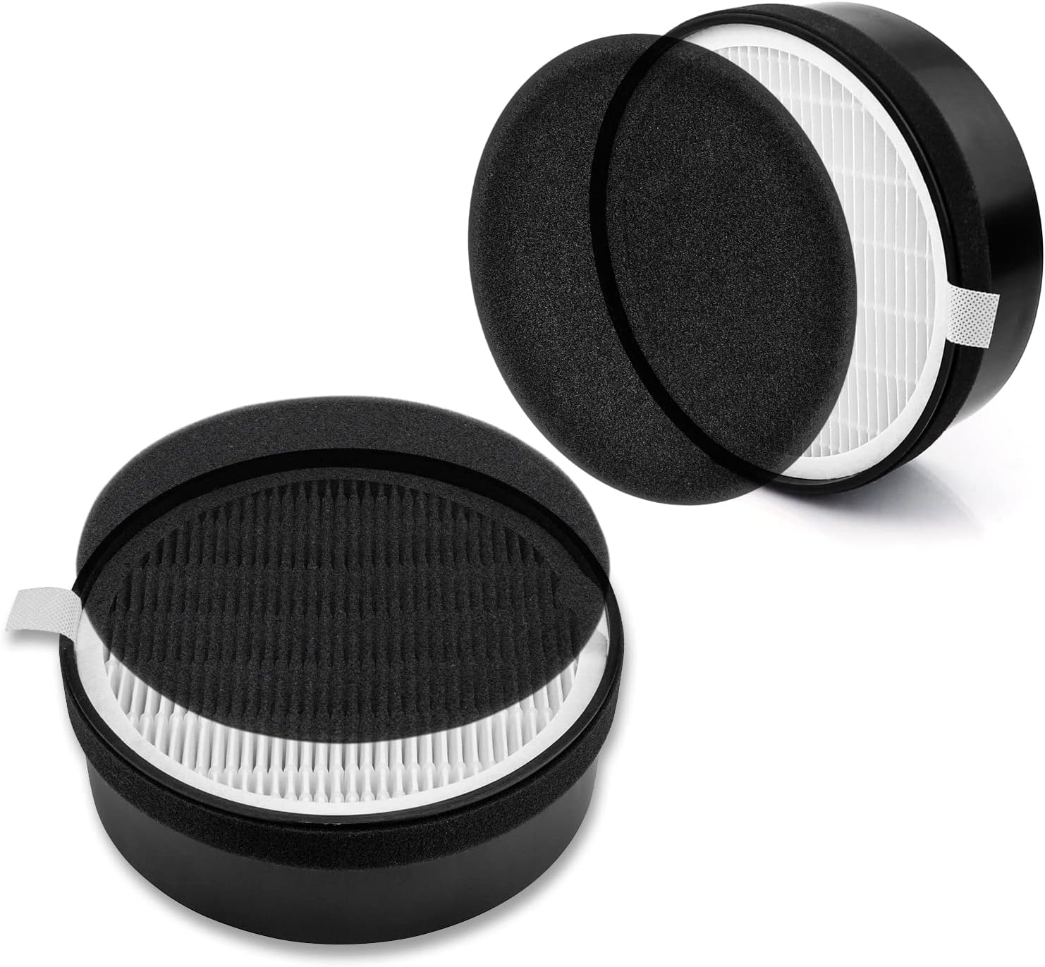LV-H132 Replacement Filter for LEVOIT Air Purifier Replacement Filter LV-H132-RF, 3-in-1 H13 True HEPA Filter Replacement, 2 Pack