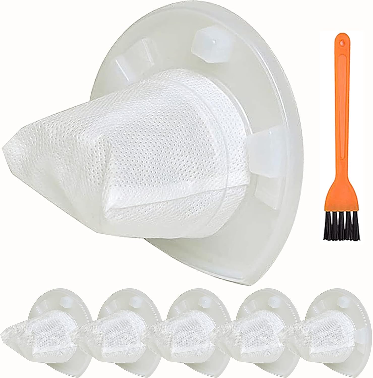 6 Pack Replacement Filter for Black & Decker Dustbuster AdvancedClean Cordless Handheld Vacuum VF110 CHV1410L CHV1410 CHV9610 CHV1210 CHV1510 CHV1410B Dust Buster Compact Hand VAC BDH2000L 90558113-01