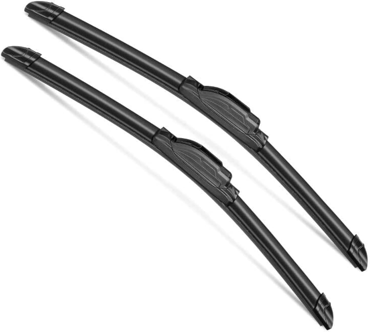 2Pcs Windshield Wipers-22" + 22" Premium All-Seasons Auto Windshield Wiper Blades for My Car Set of 2 -J-Hook