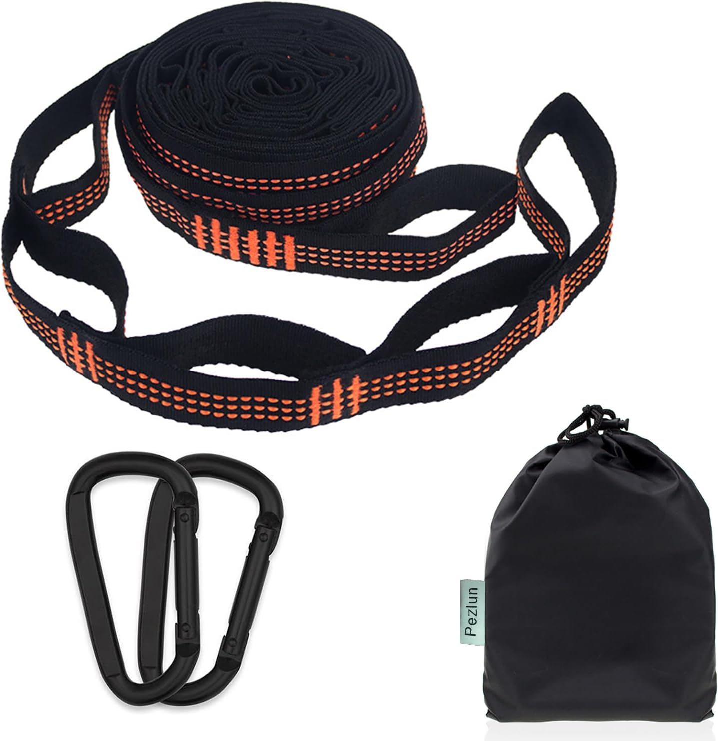 Hammock Tree Straps Tree Swing Straps Kit Best 9.2 FT Holds 1320 LBS 14+1 Adjusting Ring Straps Suitable for All hammocks