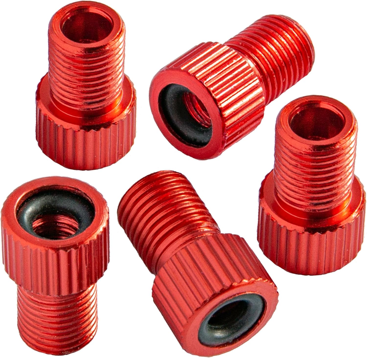 Presta Valve Adapter - Convert Presta to Schrader - French/UK to US - Inflate Tire Using Standard Pump Air Compressor