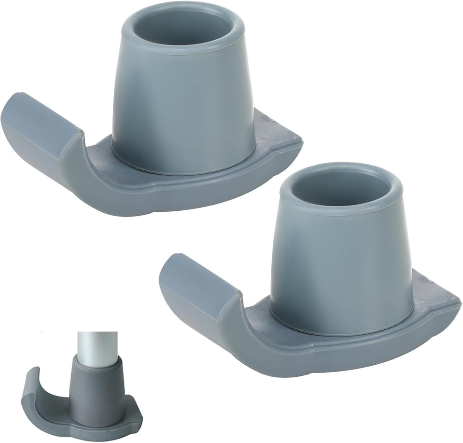 Walker Ski Glides for Folding Walker 2 Pack Rubber Walker Glide Caps Walker Replacement Accessories for Seniors, 1⅛" Inch 28mm