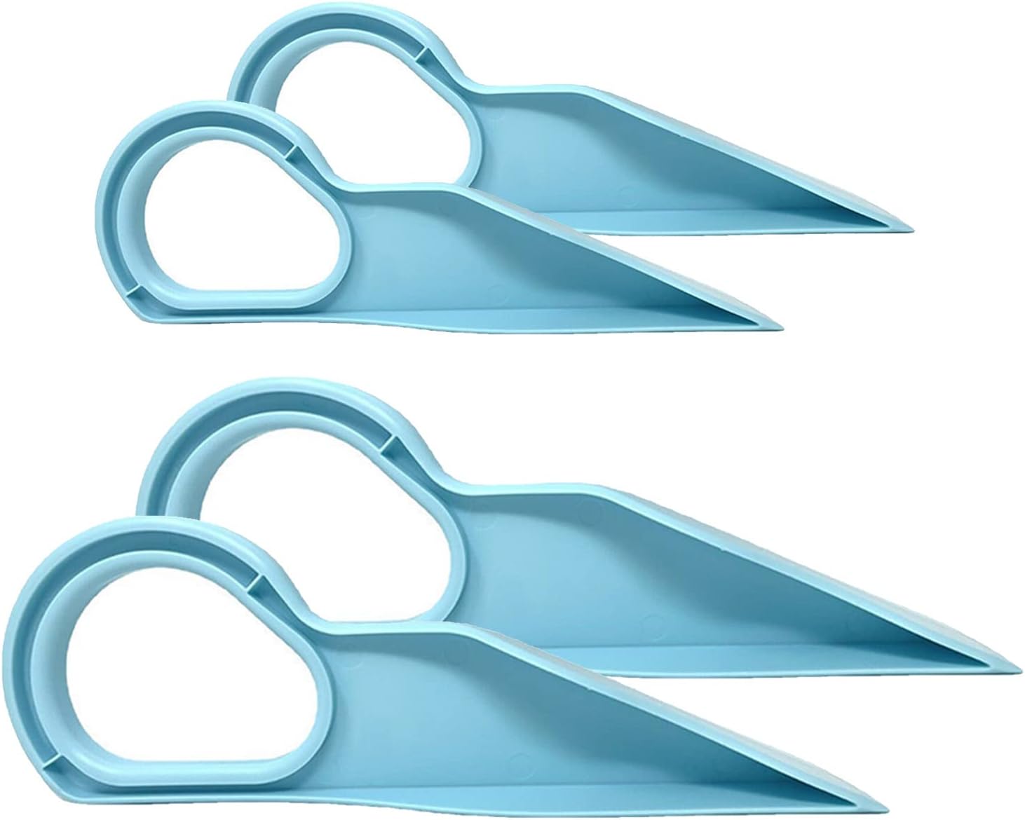 Mattress Lifter Mattress Wedge Elevator, 4 PCS 15.2"x5.4" Ergonomic Mattress Lifter Tool for Changing Sheets Bed Making Alleviate Back Pain Large & Small