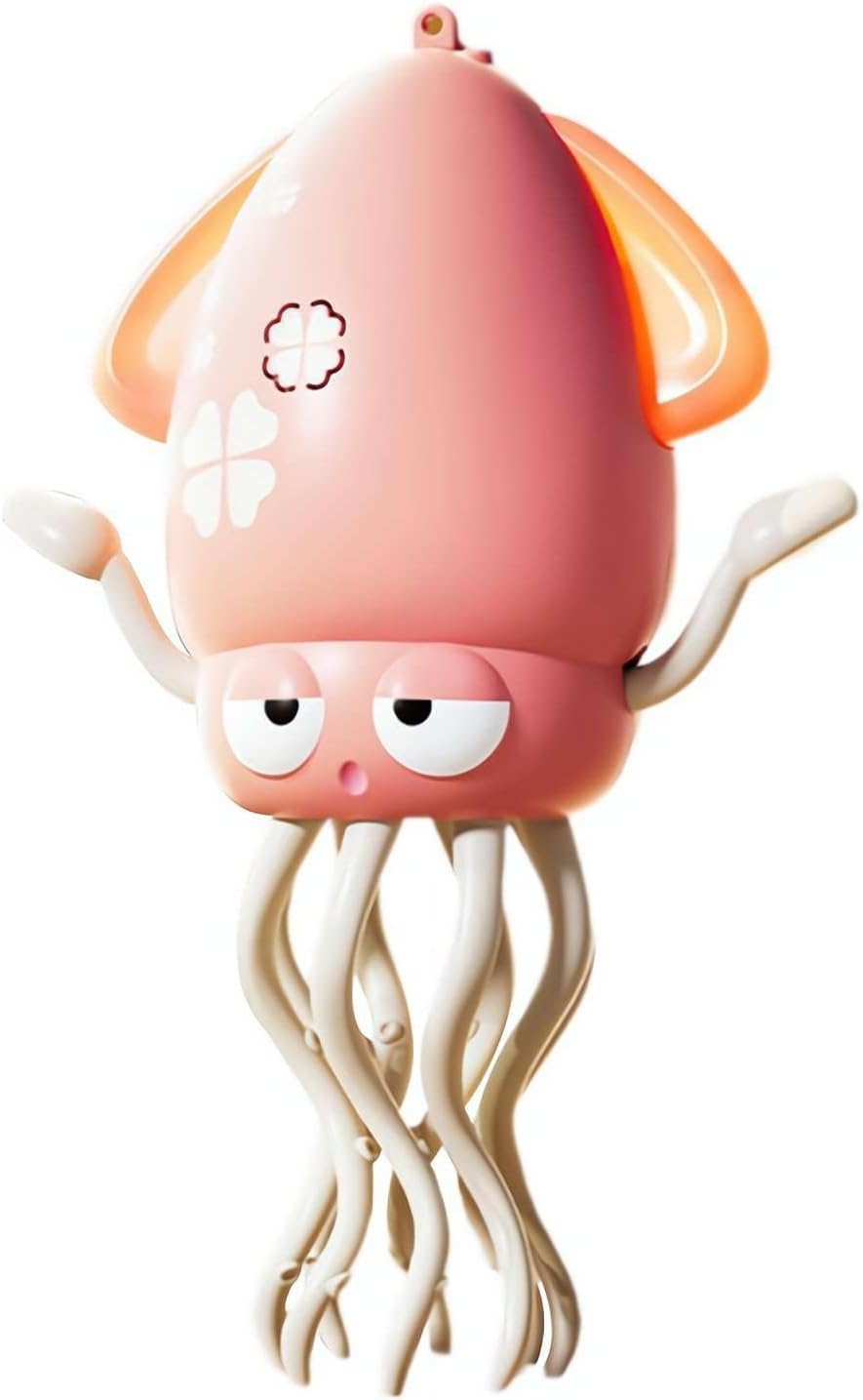 Magic Dancing Octopus Toy, Electric Dancing Octopus Baby Toy, Automatic Evasion Octopus Toy with Led Light and Music, Electronic Early Development Toys Birthday Gifts Gray