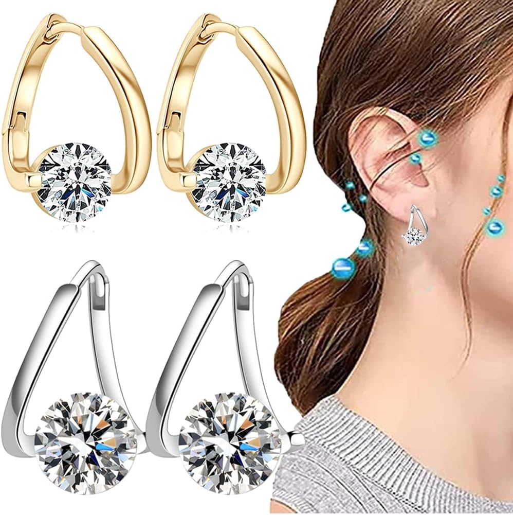 Flysmus Halolux Lymphatic Magnetic Earrings 2pairs-B