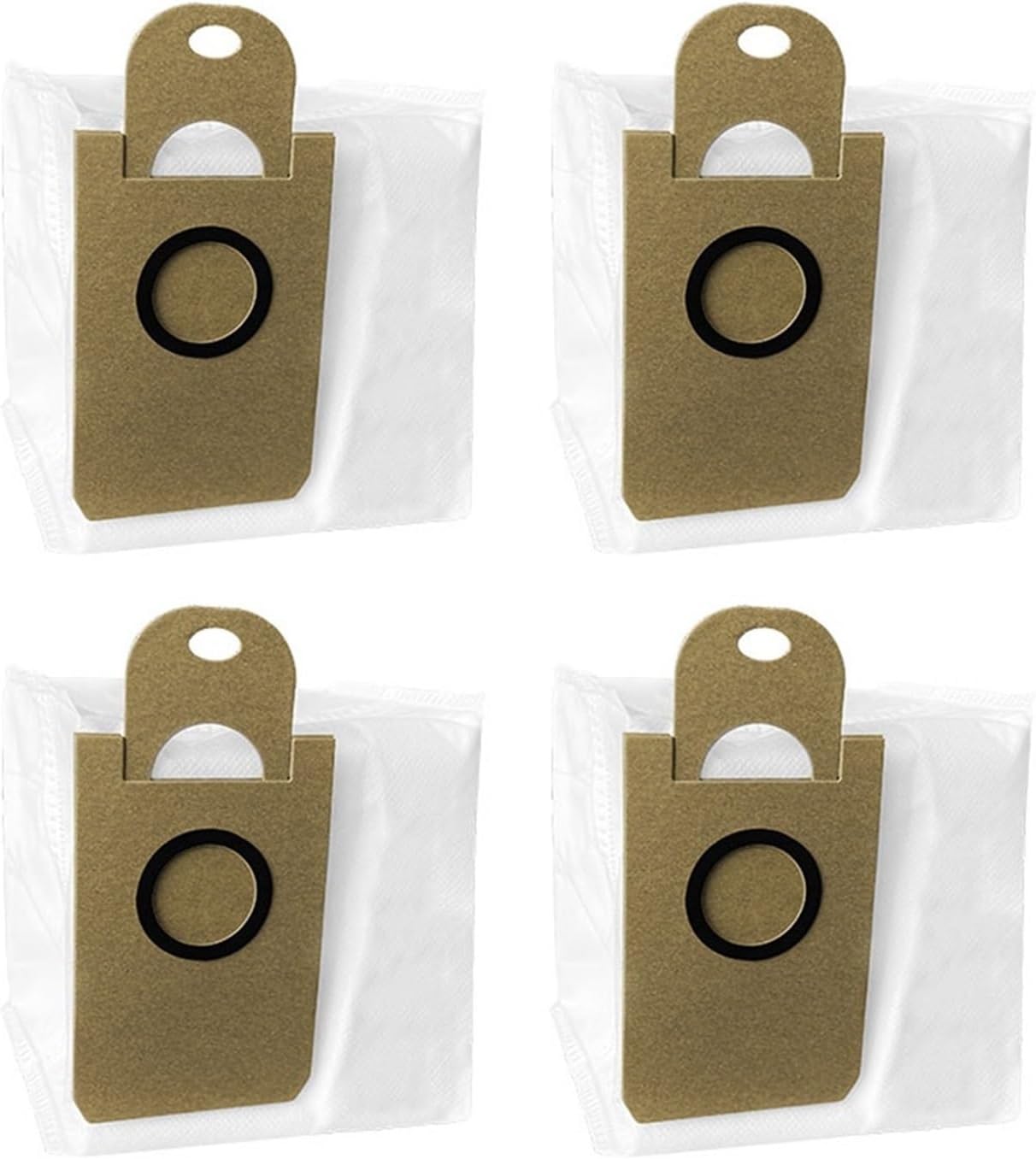 Vacuum Cleaner 4pcs Dust Bags. Compatible For Laresar L6 Nex. Robot Vacuum Cleaner Spare Parts Replacement Accessories