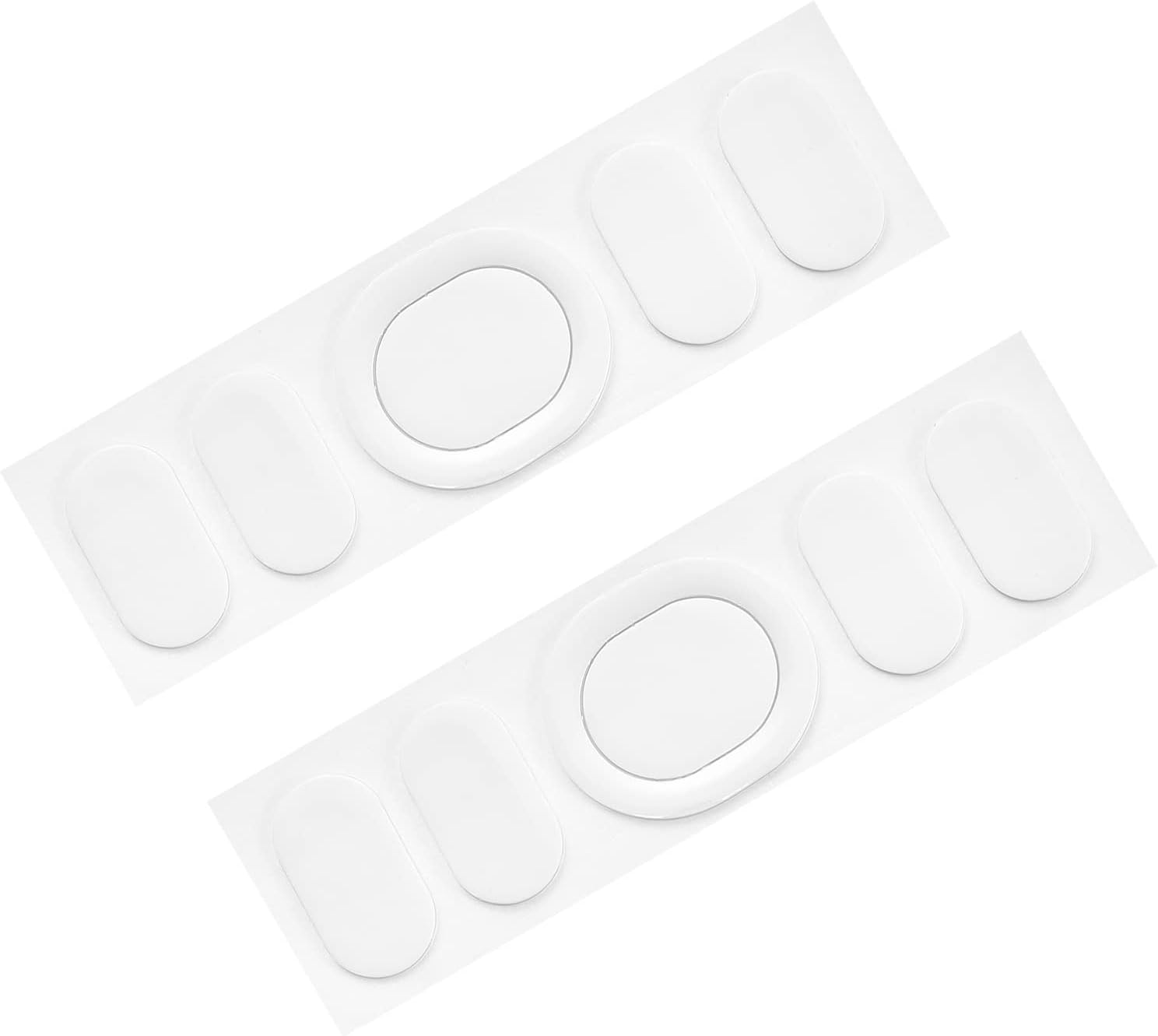 Rounded Curved Edges Mouse Feet Skates Pads 0.6mm for G600 Gaming Replacement White 2Pcs/2 Set -