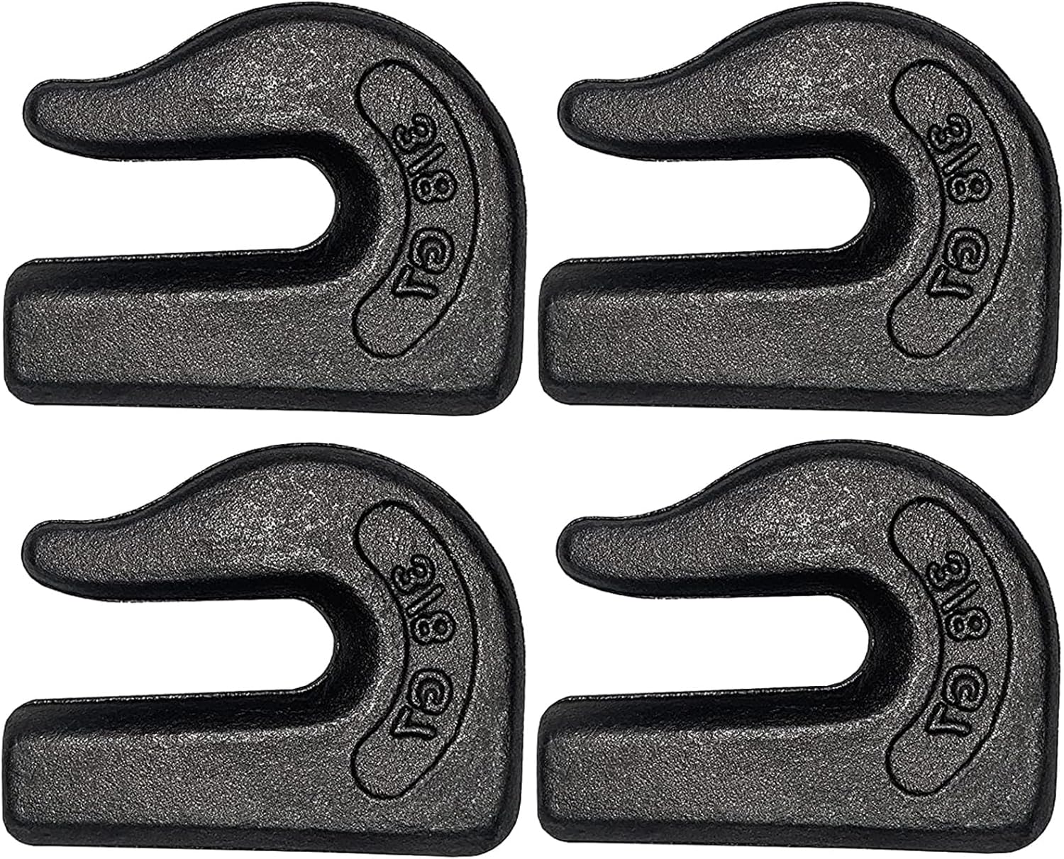 Weld On Grab Chain Hook,3/8" Hooks,Grade 70 Load Limit: 6600 lbs,for Welded onto Tractors or excavators -