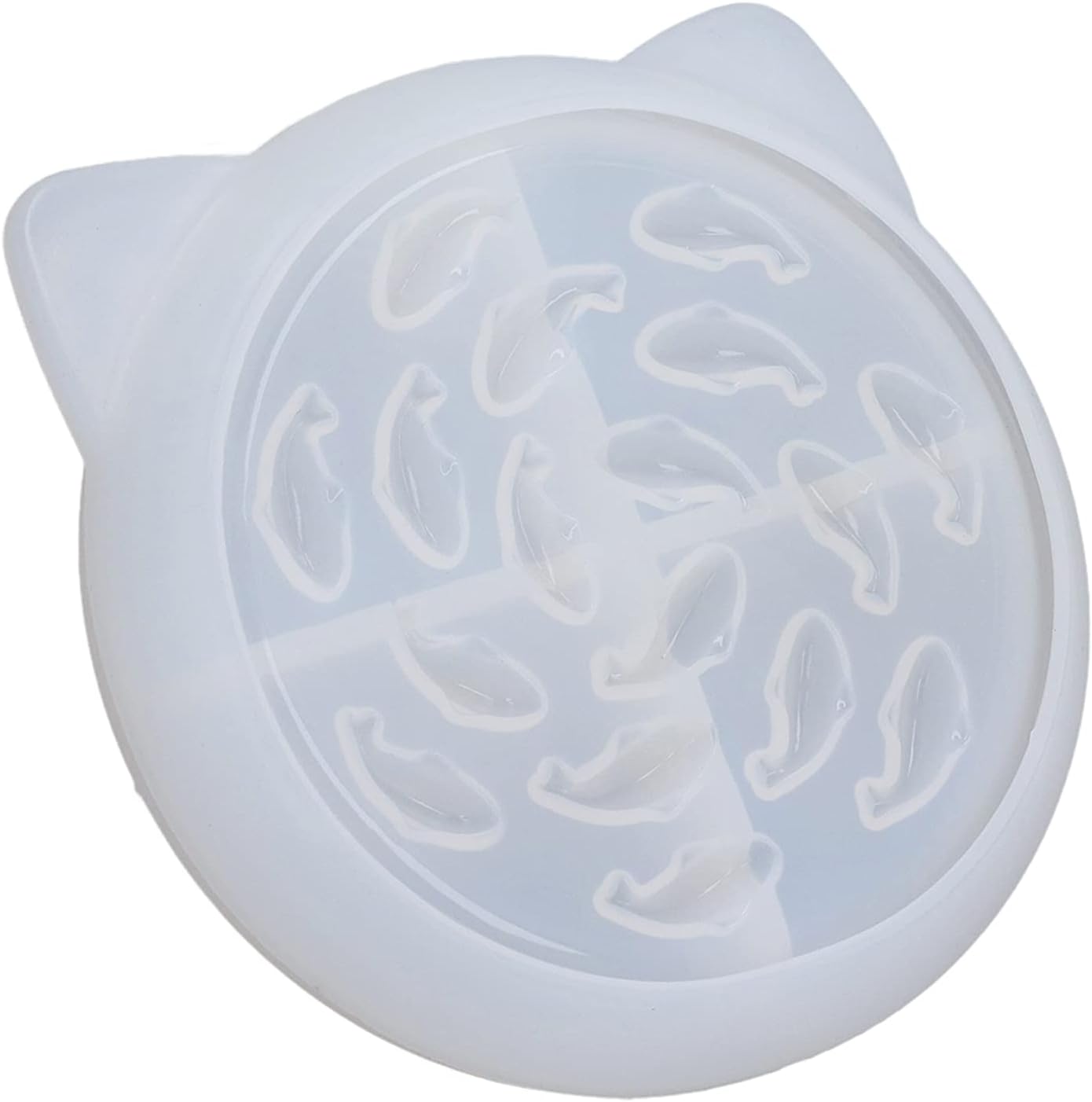 Epoxy Resin Mold, Silicone Dog Bowl Molds Slow Feeder Food Bowls Water Plate Mould for Small Medium Dogs Cats Puppy cat