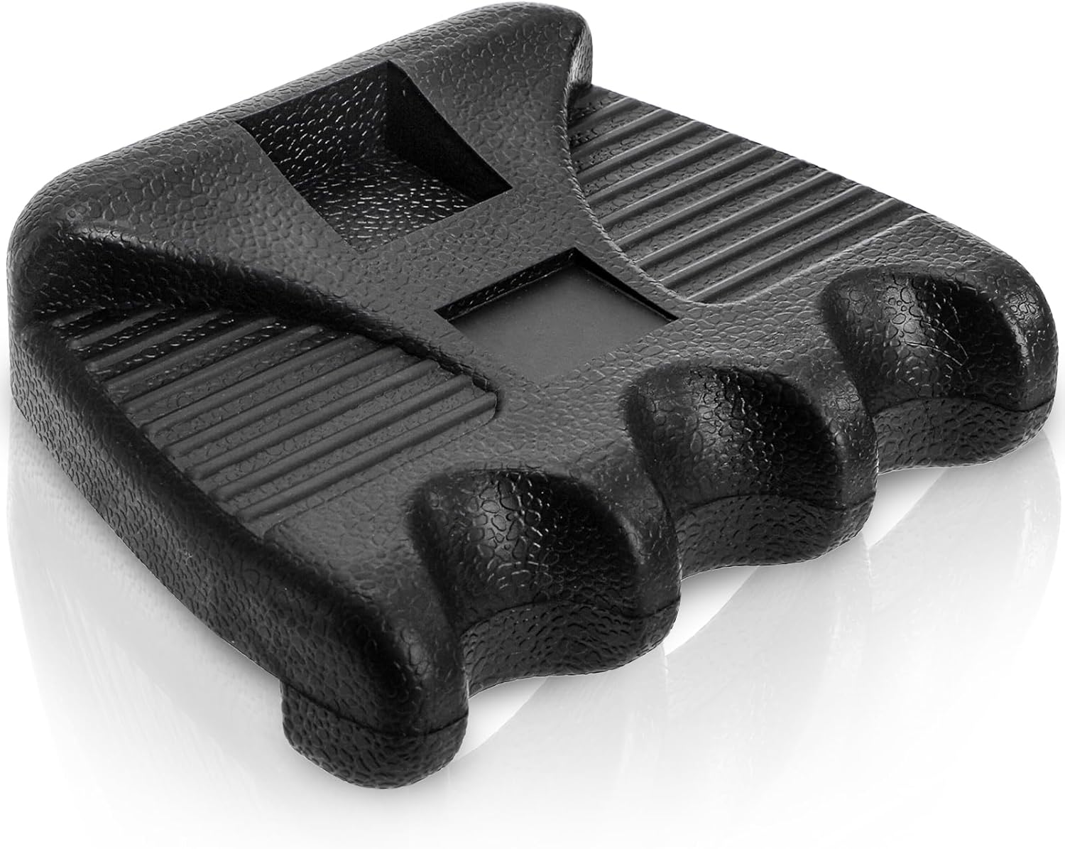 3 Holes Pool Cue Holder, Portable Weighted Stick Non-slip Rest for Table, Mini Billiard Rack with Chalk Holder