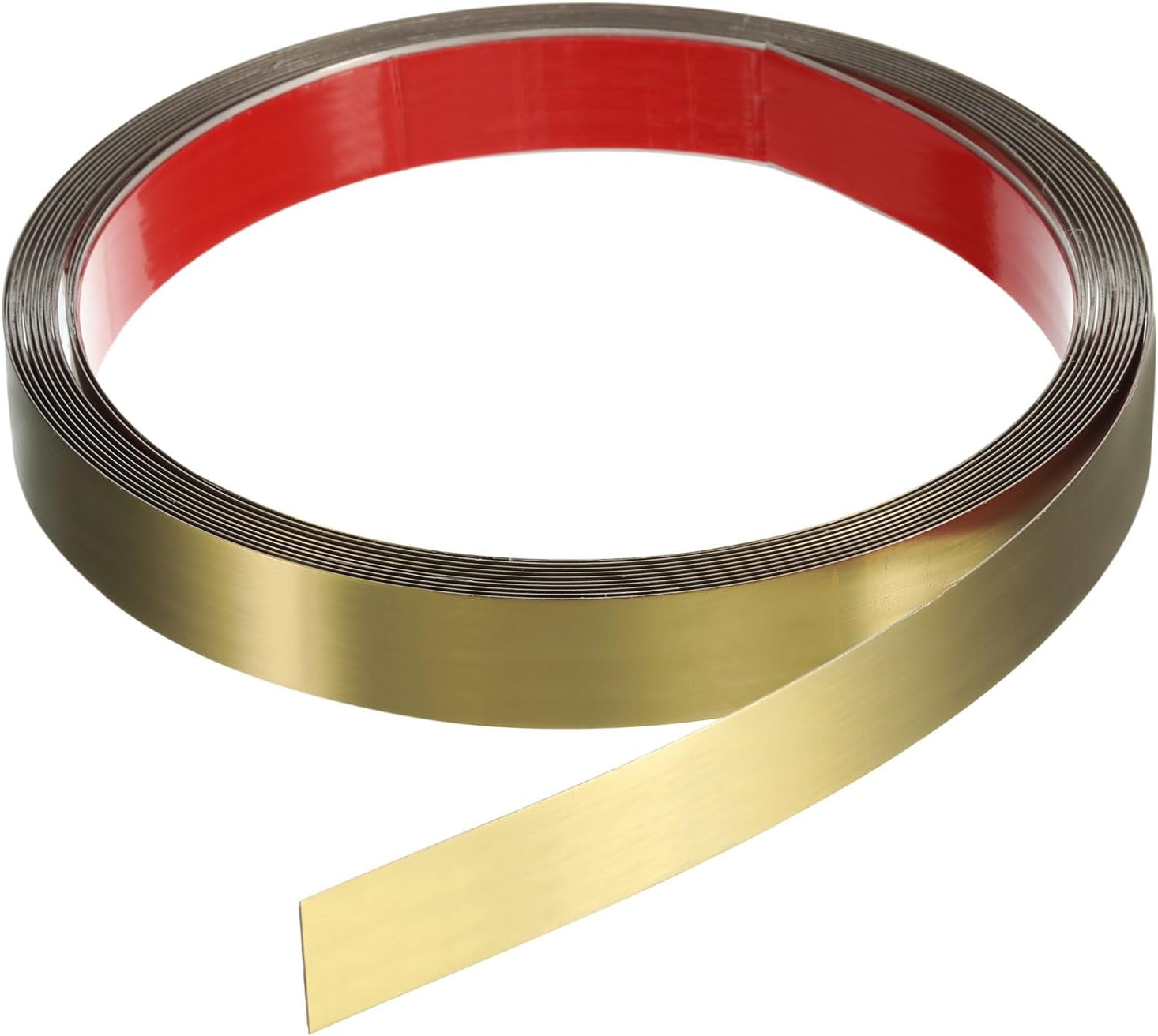 Decorative strip - 20mm*5m - Wall decoration - Decorative frame - Self-adhesive - Stainless steel mirror finish - Metal strip decoration - Suitable for walls, ceilings, cabinet tile edges - Gold - Mirror finish
