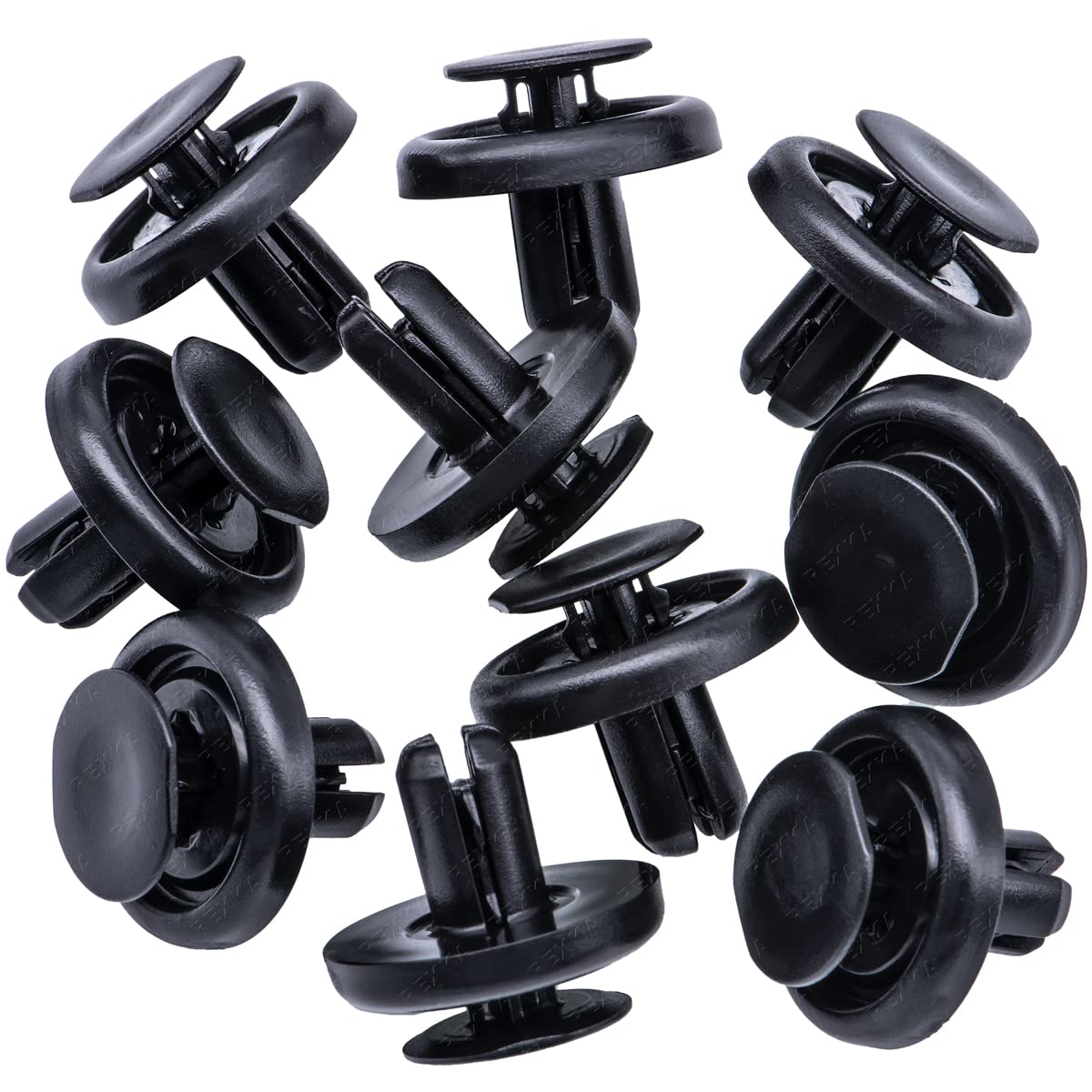 Rexka 10pcs Fender Liner Clip Bumper Enginer Cover Retainer Clip Fastener for Toyota Lexus 90467-07215 Tundra Tacoma RAV4 Corolla 4Runner Camry C-HR