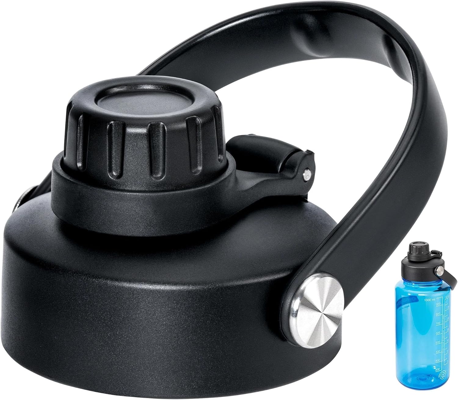 Spout Lid for Nalgene Sustain Tritan Water Bottle 32 Oz, Replacement Lid for Nalgene Wide Mouth, Water Bottle Caps with Ergonomic Handle, Dishwasher Safe & BPA-Free