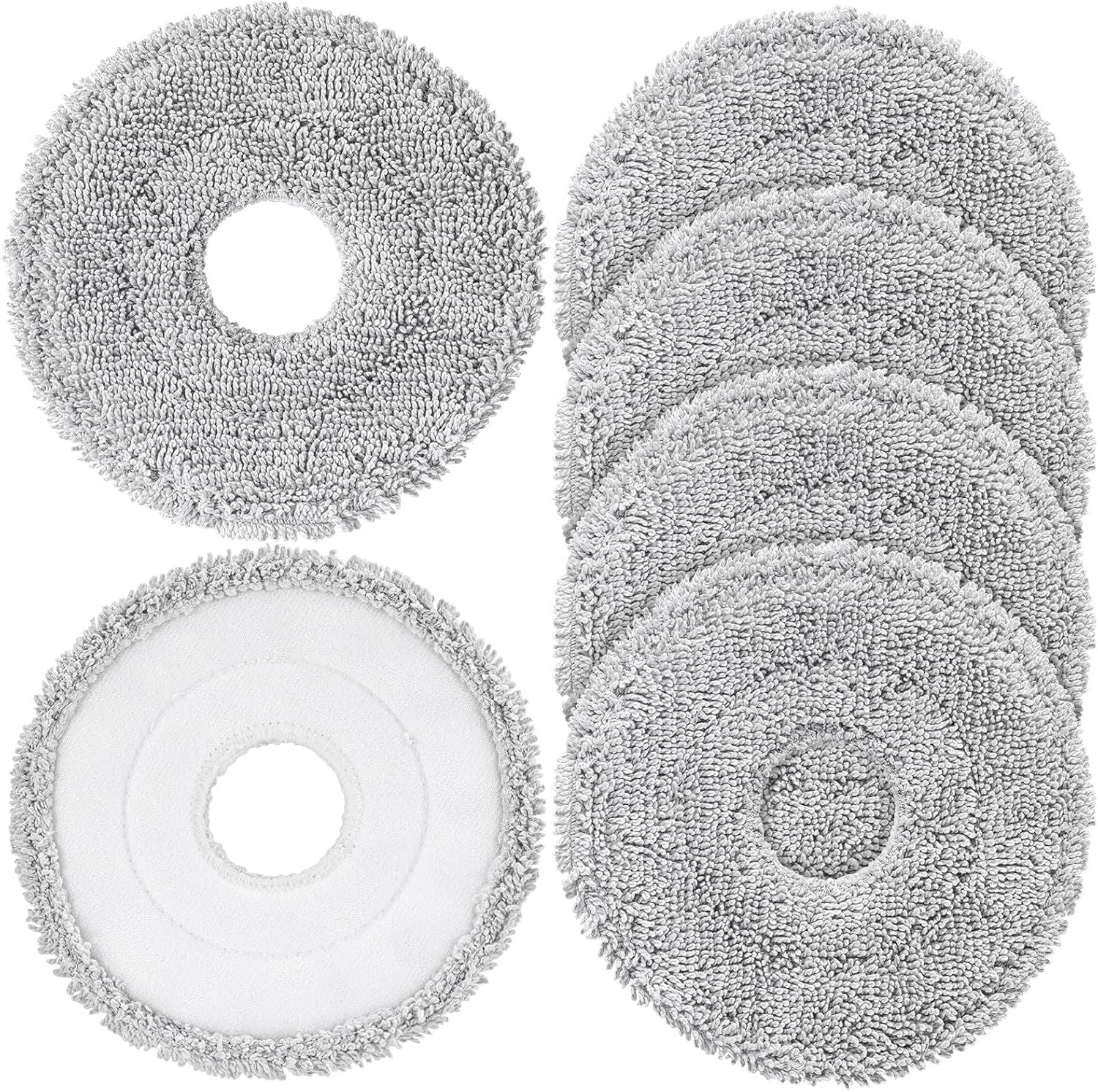 6-Pack Mop Pads or Dreame L40 Ultra/X40 Ultra/X50 Ultra/L50 Ultra/L10S Ultra/ L10s Pro Ultra Heat/L10S Ultra Gen2/L40S Ultra/X30 Ultra/L10 Ultra Robot Vacuum, Washable Microiber Replacement Pads